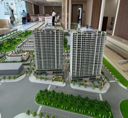 Tổng thể sa bàn chung cư TMC Smart Home Cổ Nhuế Bắc Từ Liêm
